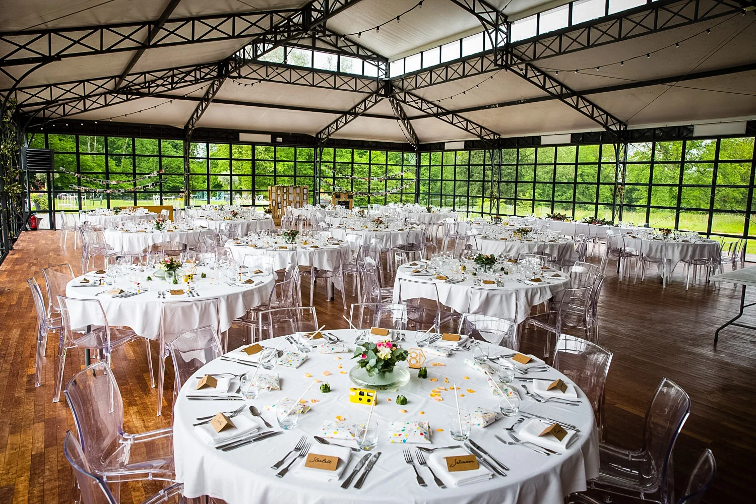 Salle de réception vitrée L’Orangerie du Bois Louyot à Rombas